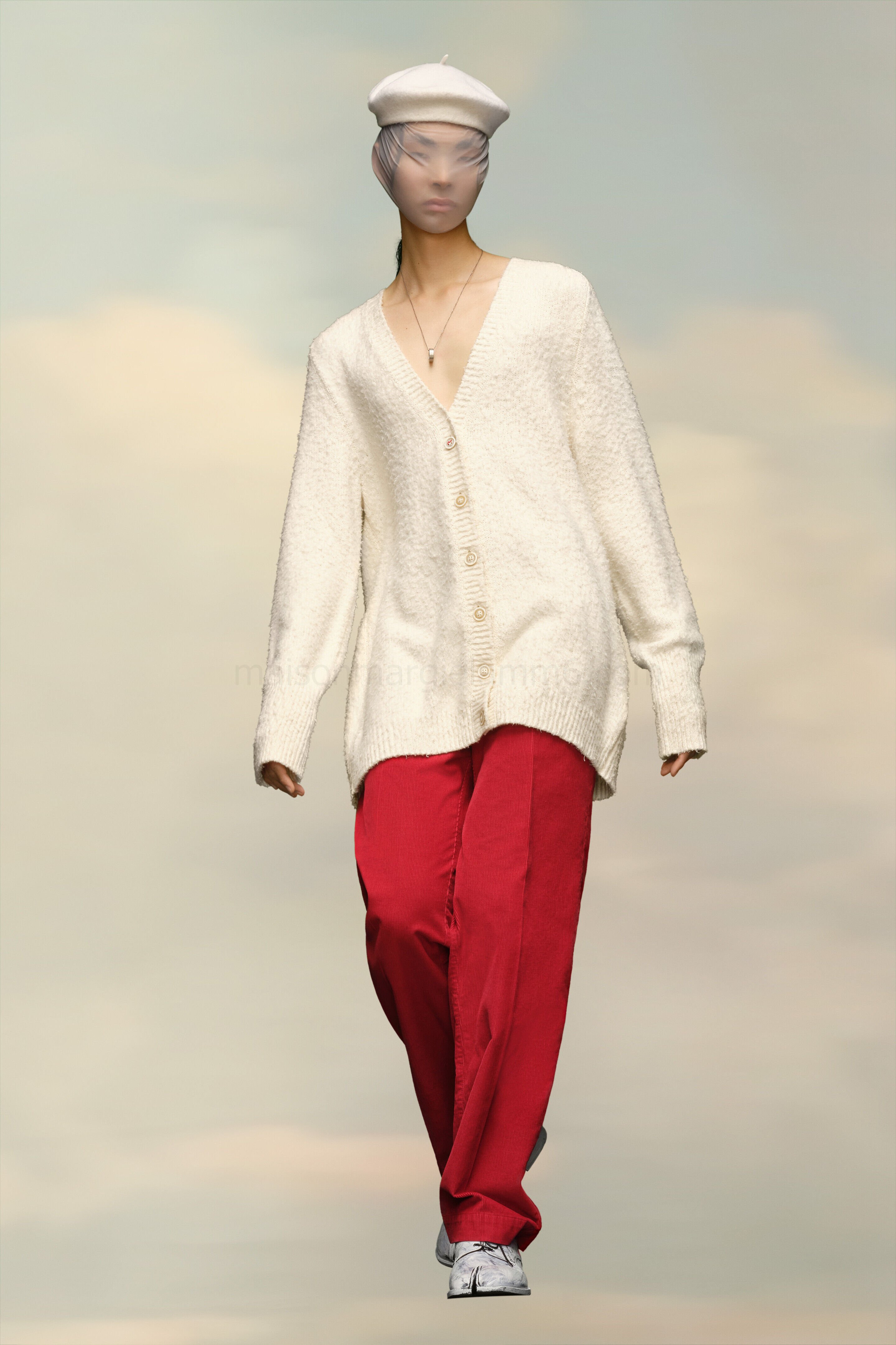 (image for) ÜBergroßEr Cardigan Mit Pilling | Maison Margiela Mm6 - 1174