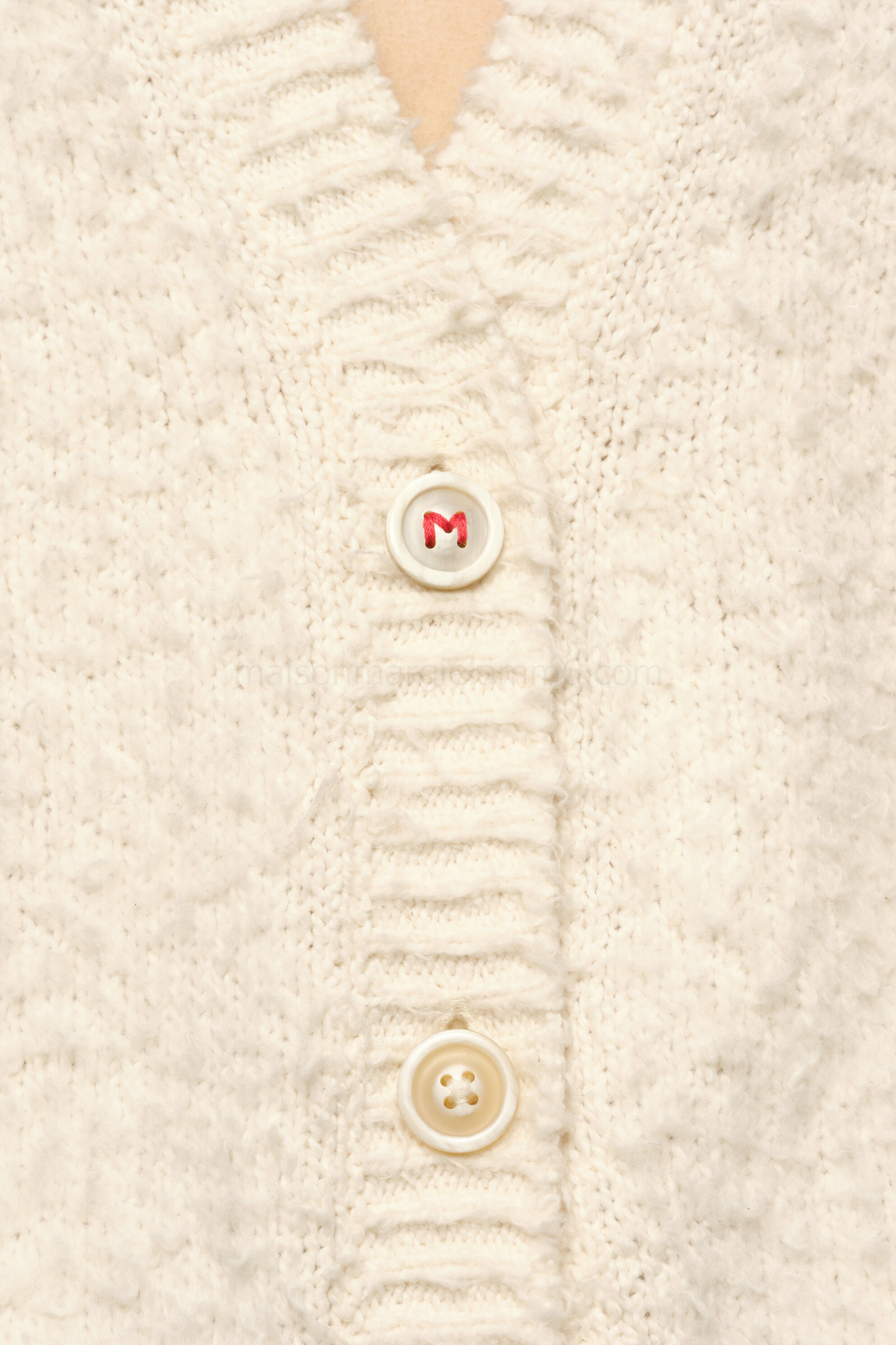 (image for) ÜBergroßEr Cardigan Mit Pilling | Maison Margiela Mm6 - 1174