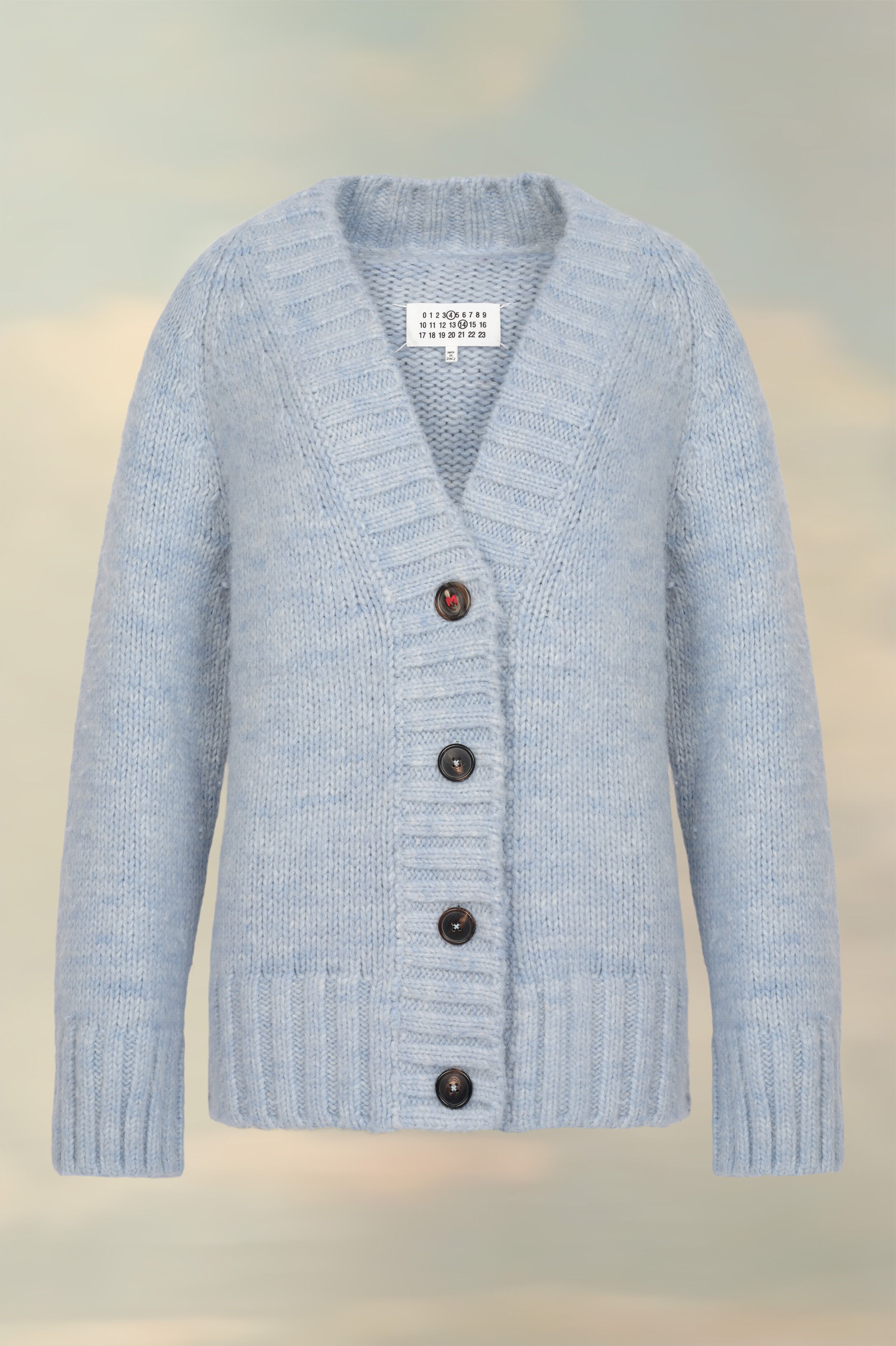 (image for) PflanzengefäRbter Cardigan | Maison Margiela Mm6 - 958 - Click Image to Close