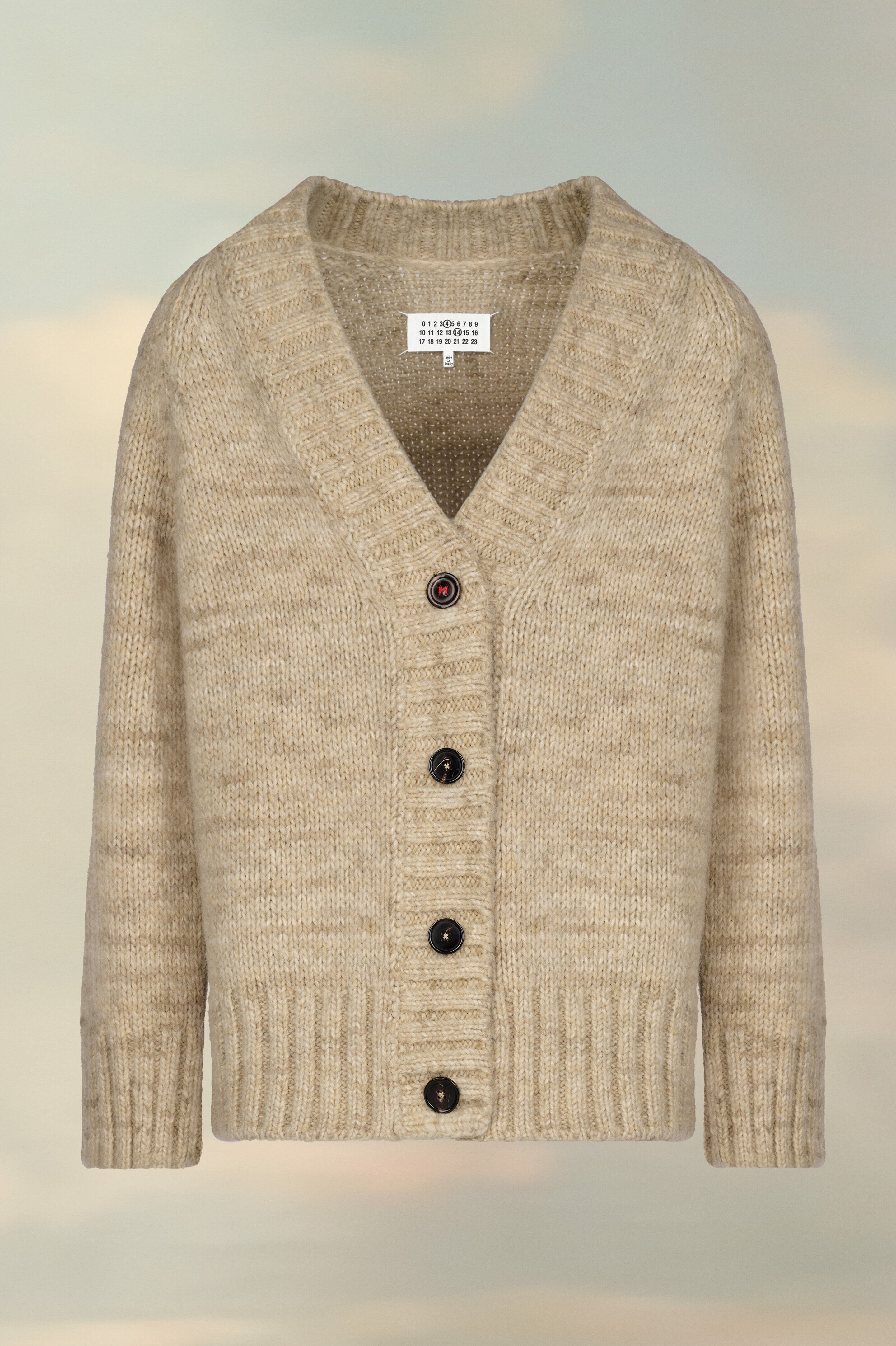 (image for) PflanzengefäRbter Cardigan | Maison Margiela Mm6 - 1075 - Click Image to Close