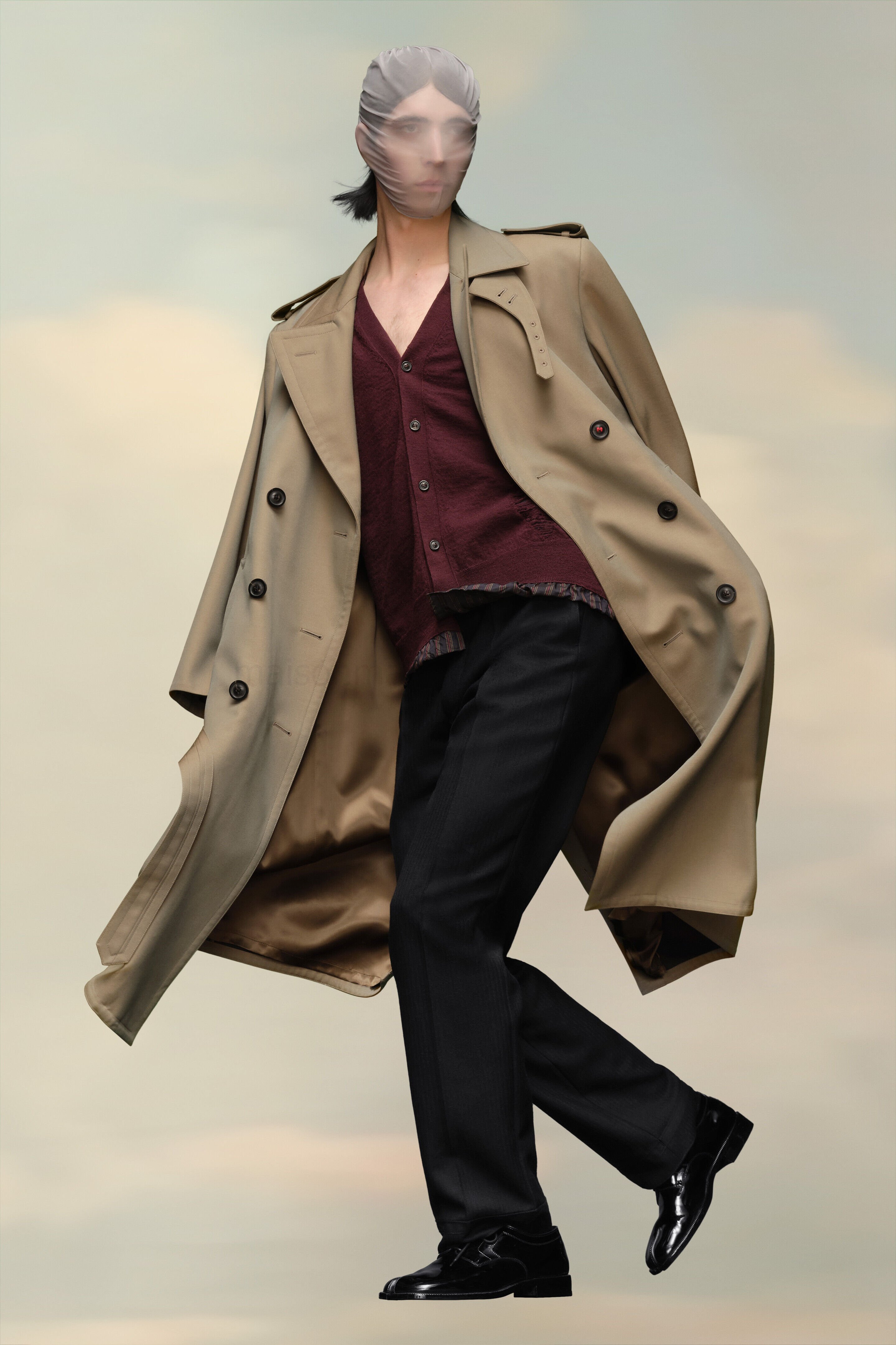 (image for) Trenchcoat Mit GüRtel | Maison Margiela Mm6 - 1002 - Click Image to Close