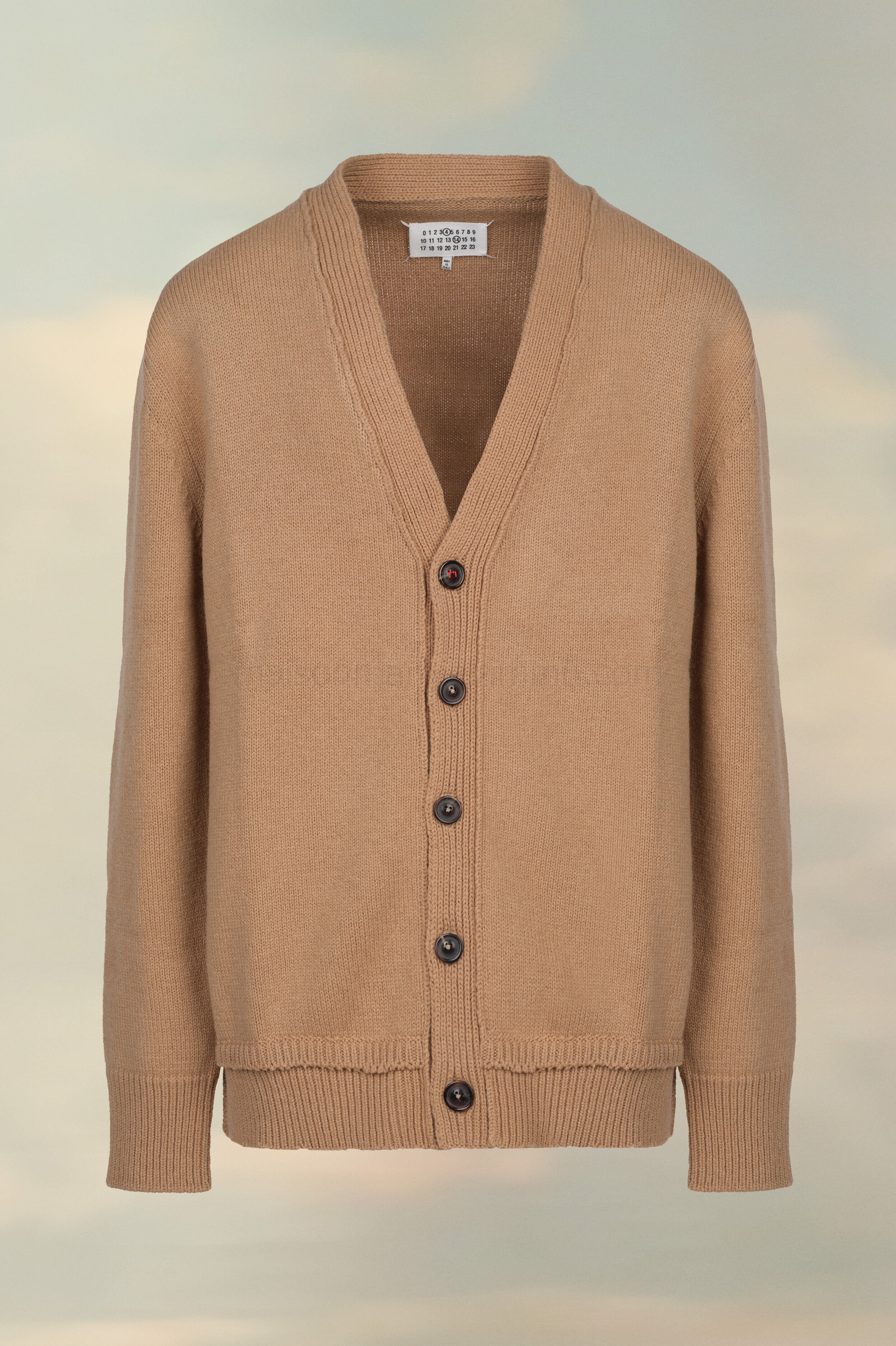 (image for) Cardigan Mit Ellbogen-AufnäHern | Maison Margiela Mm6 - 1158