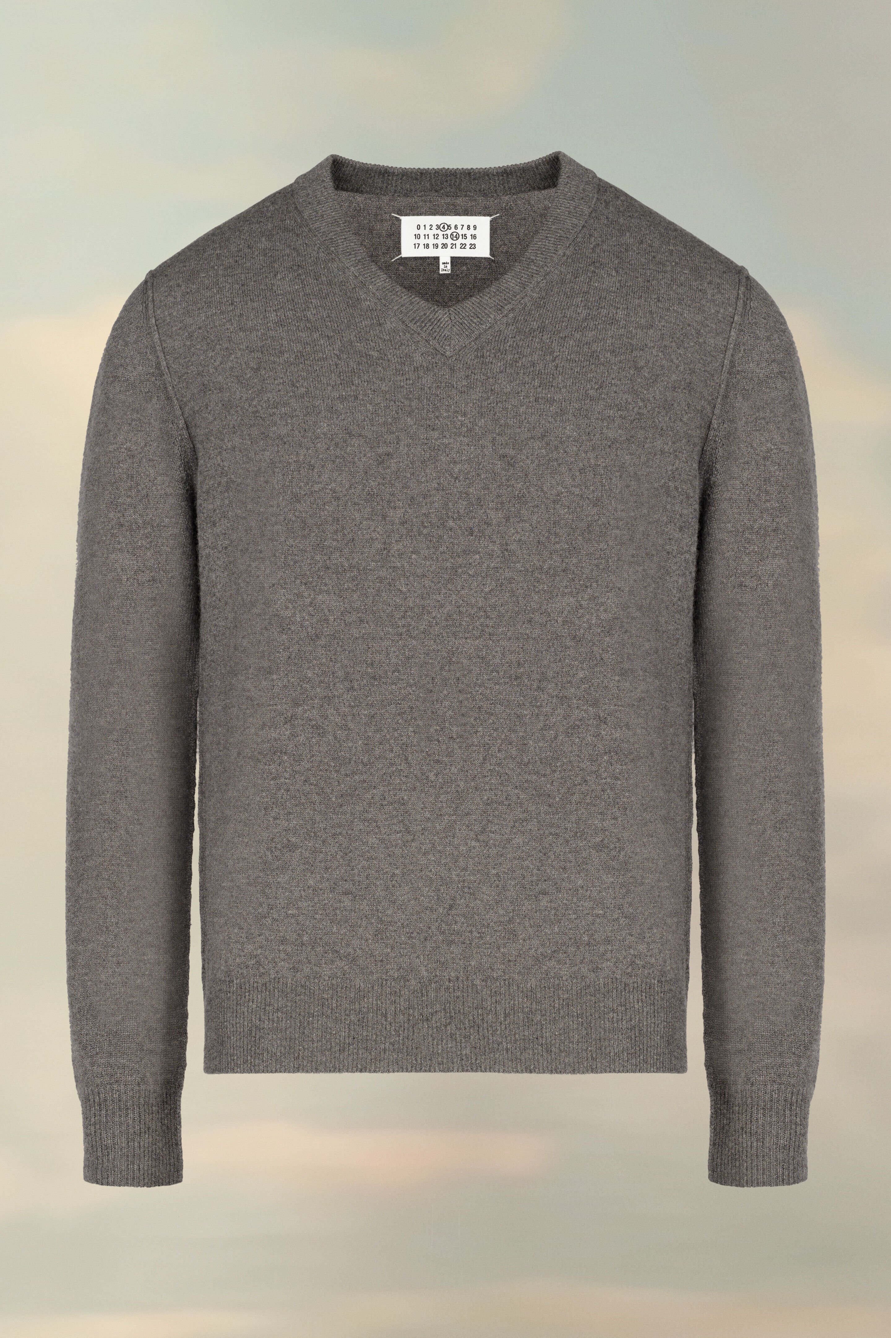 (image for) Pullover Aus Cashmere Mit V-Ausschnitt | Maison Margiela Mm6 - 1191